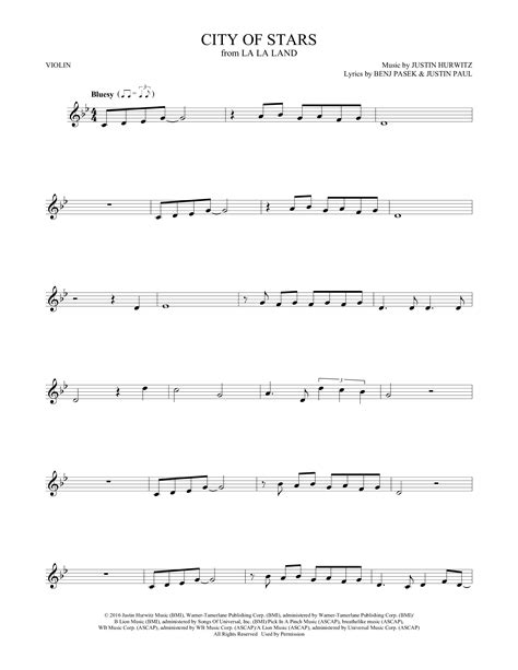 city of stars violin notes|Ryan Gosling & Emma Stone (Violin Solo) .